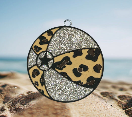 Cheetah Print Beach Ball