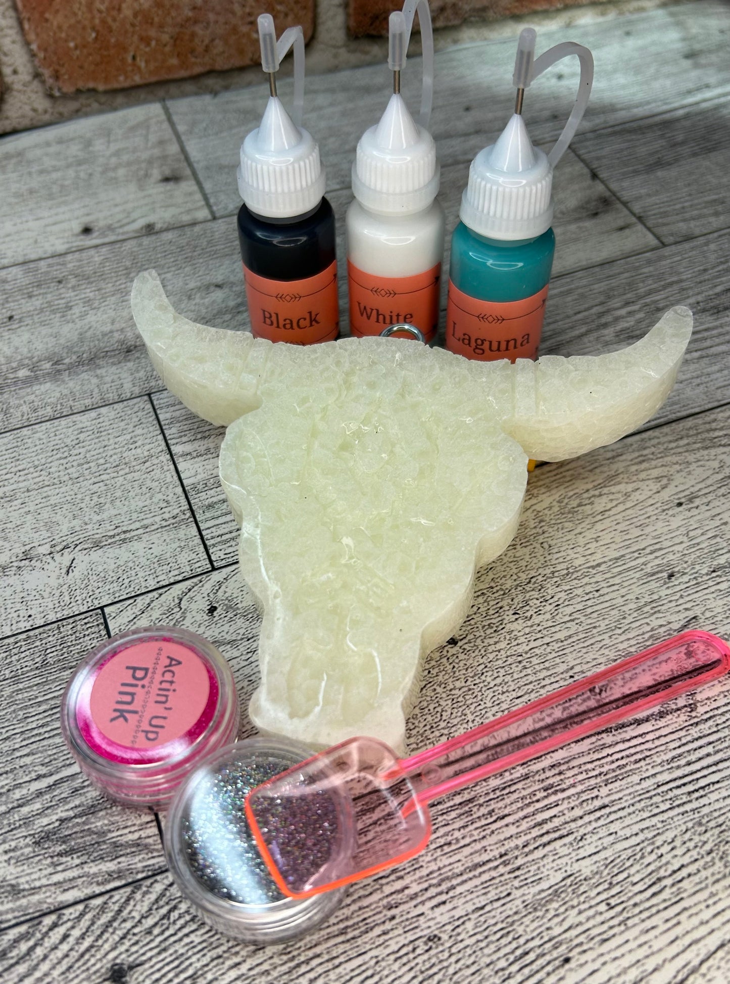 Bull Skull Freshie Decorating Kit