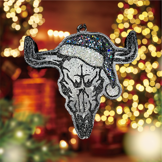 Festive Bull Skull